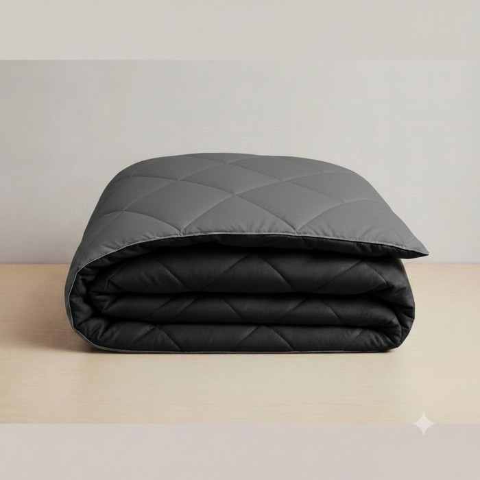 All-Season Lightweight Solid and Reversible Microfiber Comforter