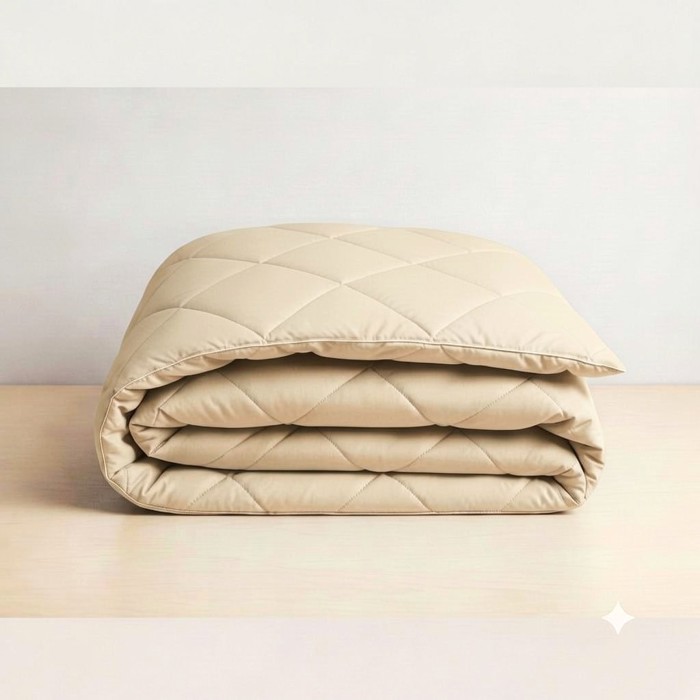 All-Season Lightweight Solid and Reversible Microfiber Comforter