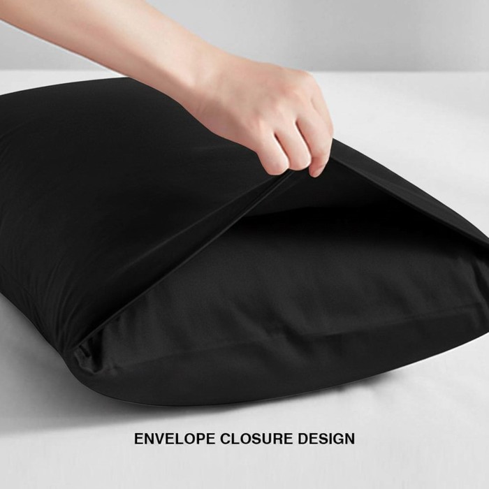 2-Pack Ultra Soft Rayon from Bamboo Cooling Pillowcase Soft & Durable Everyday Comfort