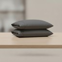 Dark Gray Queen 2-Pack Ultra Soft Rayon from Bamboo Cooling Pillowcase Soft & Durable Everyday Comfort