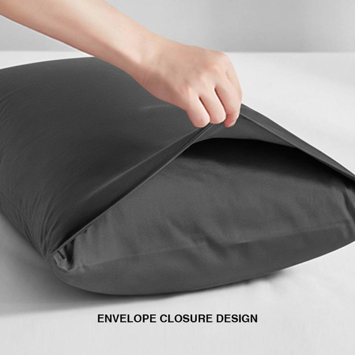 2-Pack Ultra Soft Rayon from Bamboo Cooling Pillowcase Soft & Durable Everyday Comfort