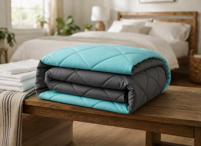3-Piece Reversible Comforter Bedding Set with 2 Pillowcases, Lightweight Microfiber Construction, Soft Quilted Design for Year-Round Use, Available in Full/Queen & King/California King