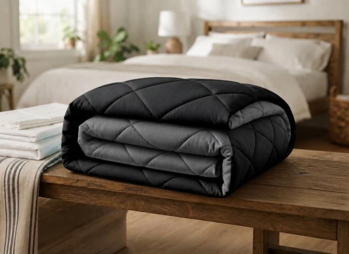 3-Piece Reversible Comforter Bedding Set with 2 Pillowcases, Lightweight Microfiber Construction, Soft Quilted Design for Year-Round Use, Available in Full/Queen & King/California King