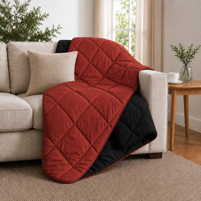 3-Piece Reversible Comforter Bedding Set with 2 Pillowcases, Lightweight Microfiber Construction, Soft Quilted Design for Year-Round Use, Available in Full/Queen & King/California King