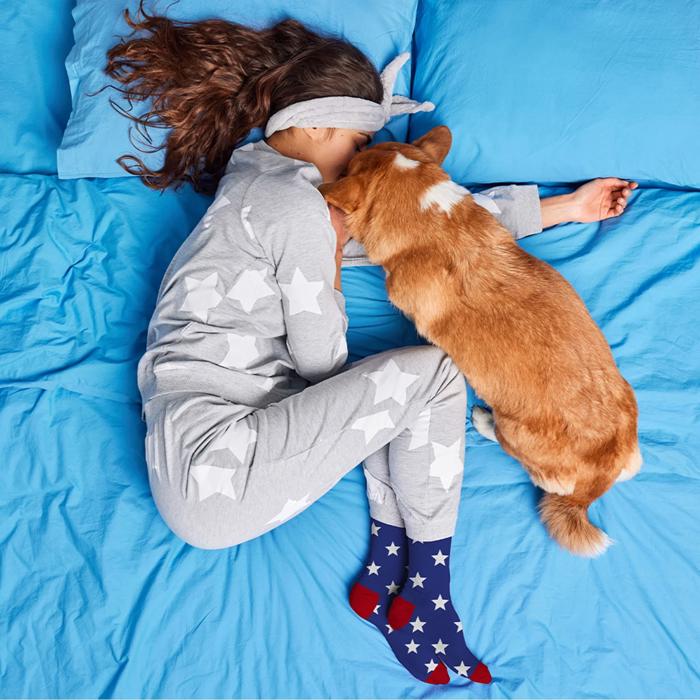 Funny Matching Pet & Owner Socks, Novelty Animal Lover Socks, Soft Comfortable Pet Lover Gift for Dog & Cat Owners