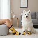 Ghost Set of 2 Funny Matching Pet & Owner Socks, Novelty Animal Lover Socks, Soft Comfortable Pet Lover Gift for Dog & Cat Owners