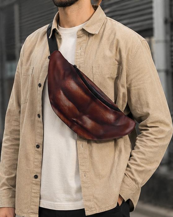Dad Bod Fanny Pack Realistic Belly Waist Bag