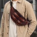 Dark Skin Dad Bod Fanny Pack Realistic Belly Waist Bag