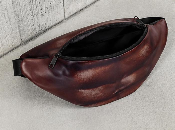 Dad Bod Fanny Pack Realistic Belly Waist Bag