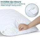 Queen Quilted Waterproof Pillow Protector Cover – Soft, Breathable, Hypoallergenic & Dust Mite Protection