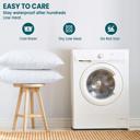 King Quilted Waterproof Pillow Protector Cover – Soft, Breathable, Hypoallergenic & Dust Mite Protection