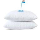 Queen Quilted Waterproof Pillow Protector Cover – Soft, Breathable, Hypoallergenic & Dust Mite Protection
