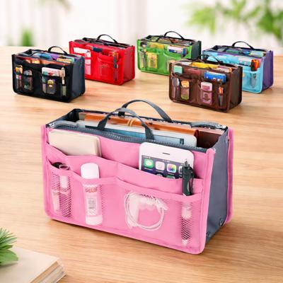 Carry-On Handbag/Purse with Insert Organizer for Cosmetics