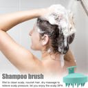  Wet And Dry Hair Scalp Massager Soft Shampoo Brush