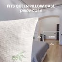  2-Pack | Soft & Plush Fiber Down Alternative Rayon from Bamboo Sleeping Pillow