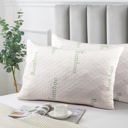  2-Pack | Soft & Plush Fiber Down Alternative Rayon from Bamboo Sleeping Pillow