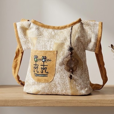 Classic Vintage Women's T-Shirt Style Shoulder Messenger Handbag