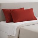 Burgundy King 2-Pack Ultra Soft Rayon from Bamboo Cooling Pillowcase Soft & Durable Everyday Comfort