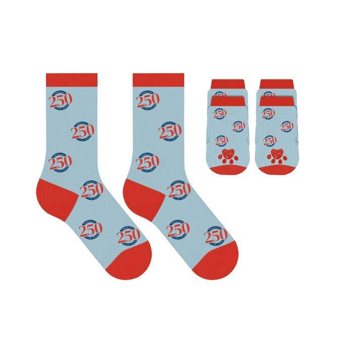 Funny Matching Pet & Owner Socks, Novelty Animal Lover Socks, Soft Comfortable Pet Lover Gift for Dog & Cat Owners