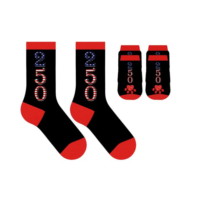 Funny Matching Pet & Owner Socks, Novelty Animal Lover Socks, Soft Comfortable Pet Lover Gift for Dog & Cat Owners
