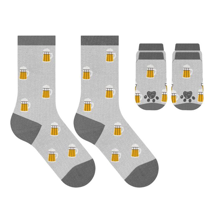 Funny Matching Pet & Owner Socks, Novelty Animal Lover Socks, Soft Comfortable Pet Lover Gift for Dog & Cat Owners
