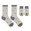 Beer Set of 2 Funny Matching Pet & Owner Socks, Novelty Animal Lover Socks, Soft Comfortable Pet Lover Gift for Dog & Cat Owners