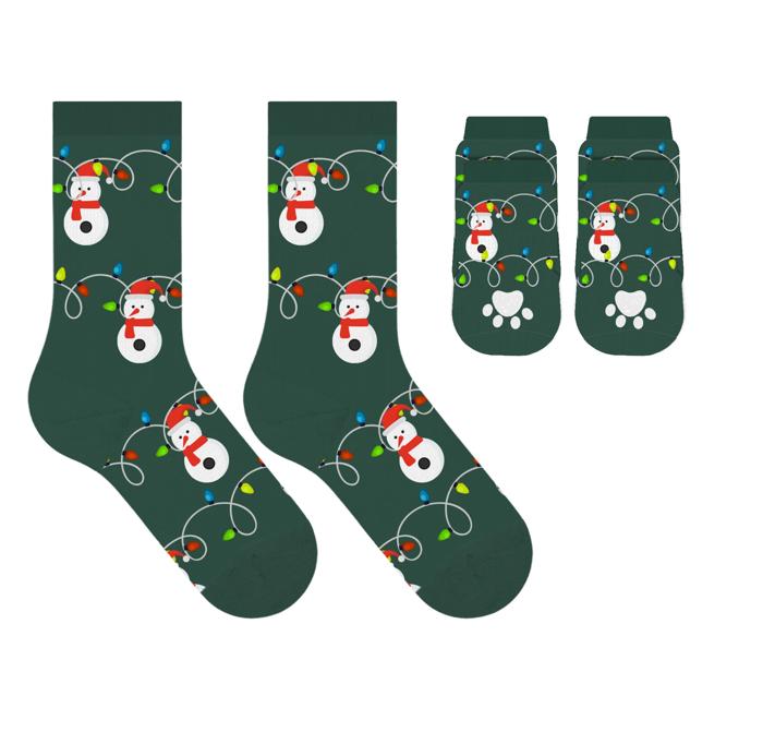 Funny Matching Pet & Owner Socks, Novelty Animal Lover Socks, Soft Comfortable Pet Lover Gift for Dog & Cat Owners