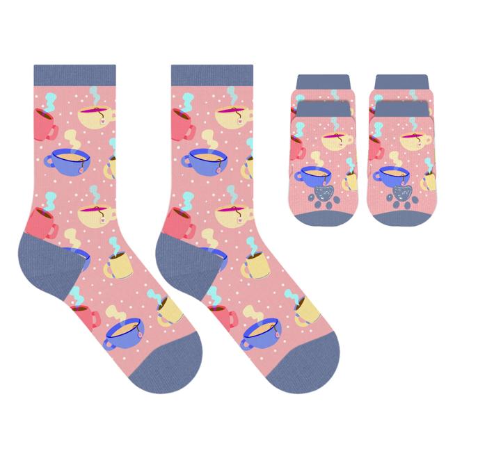 Funny Matching Pet & Owner Socks, Novelty Animal Lover Socks, Soft Comfortable Pet Lover Gift for Dog & Cat Owners