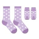 Hearts Set of 2 Funny Matching Pet & Owner Socks, Novelty Animal Lover Socks, Soft Comfortable Pet Lover Gift for Dog & Cat Owners