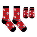 Pawmerica Set of 2 Funny Matching Pet & Owner Socks, Novelty Animal Lover Socks, Soft Comfortable Pet Lover Gift for Dog & Cat Owners