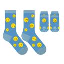 Smiley Set of 2 Funny Matching Pet & Owner Socks, Novelty Animal Lover Socks, Soft Comfortable Pet Lover Gift for Dog & Cat Owners