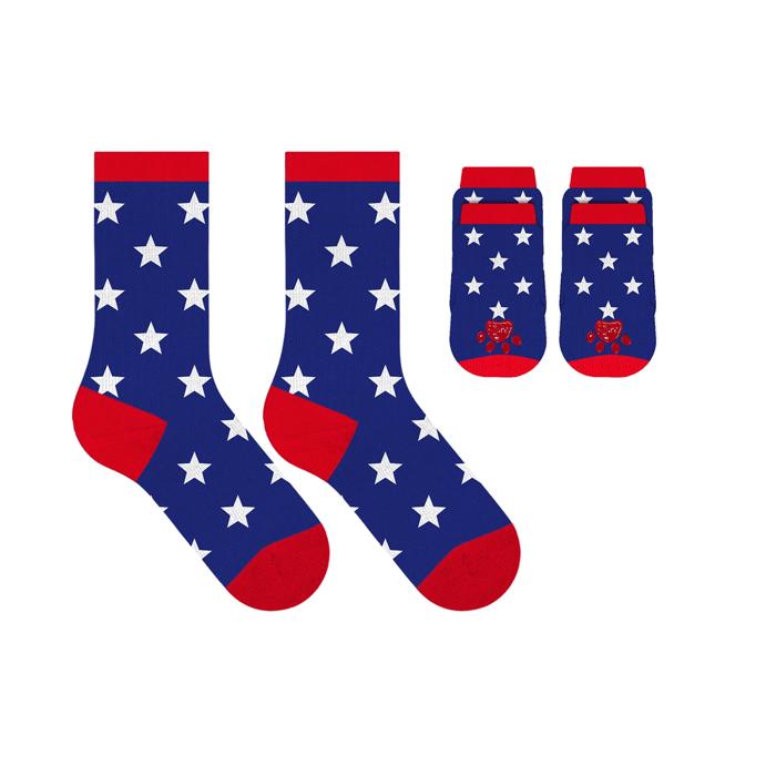 Funny Matching Pet & Owner Socks, Novelty Animal Lover Socks, Soft Comfortable Pet Lover Gift for Dog & Cat Owners
