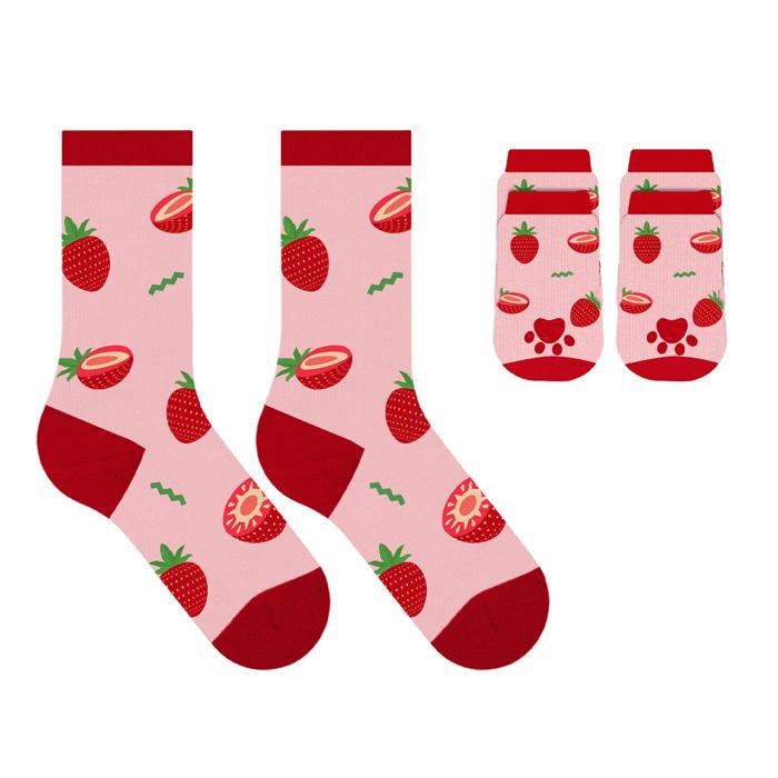 Funny Matching Pet & Owner Socks, Novelty Animal Lover Socks, Soft Comfortable Pet Lover Gift for Dog & Cat Owners