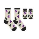 Grave Tomb Set of 2 Funny Matching Pet & Owner Socks, Novelty Animal Lover Socks, Soft Comfortable Pet Lover Gift for Dog & Cat Owners