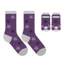 Spider Web Set of 2 Funny Matching Pet & Owner Socks, Novelty Animal Lover Socks, Soft Comfortable Pet Lover Gift for Dog & Cat Owners