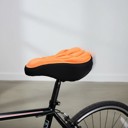 Orange 1-Pack Comfort 3D Gel Bike Seat Cover Padded Cycling Saddle Cushion for Road & Mountain Bicycles