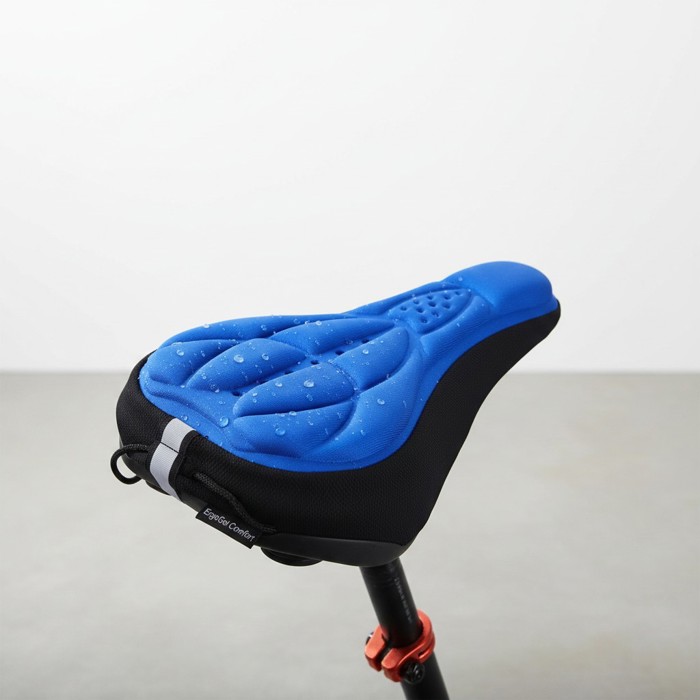 Comfort 3D Gel Bike Seat Cover Padded Cycling Saddle Cushion for Road & Mountain Bicycles