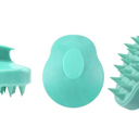 Teal Wet And Dry Hair Scalp Massager Soft Shampoo Brush