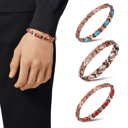  Copper Bracelet for Men and Women with Magnetic Energy Therapy for Pain Relief