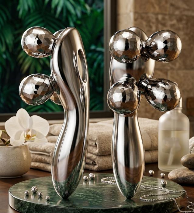 3D Pain Relief & Firming Massage Roller for Face & Body Skin Tightening, Anti-Cellulite & Slimming Tool
