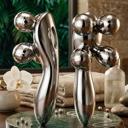 Silver 3D Pain Relief & Firming Massage Roller for Face & Body Skin Tightening, Anti-Cellulite & Slimming Tool