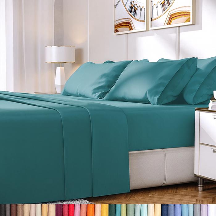 Hotel Luxury 2000 Series 6-Piece Rayon from Bamboo Cooling Bed Sheet Set