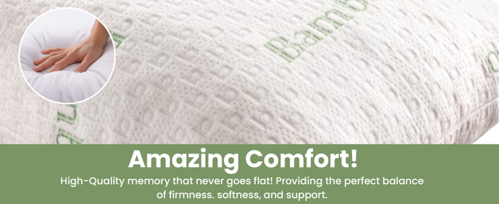 2-Pack | Soft & Plush Fiber Down Alternative Rayon from Bamboo Sleeping Pillow