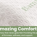 2-Pack | Soft & Plush Fiber Down Alternative Rayon from Bamboo Sleeping Pillow