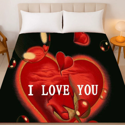 Valentine?s Plush Blanket ? Queen Size Throw, Ultra Soft & Heartfelt