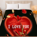  Valentine?s Plush Blanket ? Queen Size Throw, Ultra Soft & Heartfelt