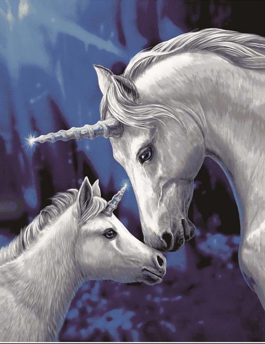 Sacred Love Mythical Unicorn Plush Blanket