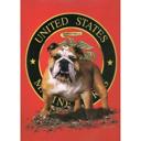  Marine Bulldog Red Blanket - Cozy Plush Queen Size Throw, Extremely Soft
