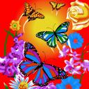 Queen Butterfly Dreams Blanket - Plush Queen Size Throw, Cozy & Colorful