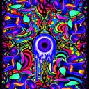 Queen Trippy Eye Plush Blanket ? Queen Size Throw ? Extremely Soft & Vibrant Design